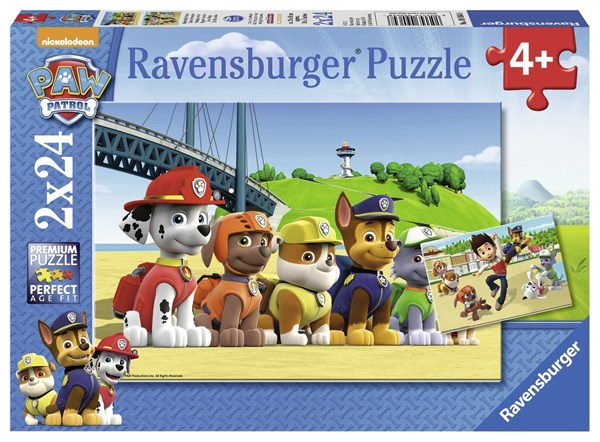 Ravensburger (09064) - "Brave dogs" - 24 brikker puslespil