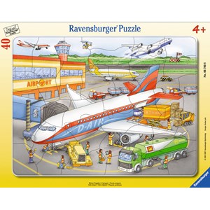 Ravensburger (06700) - "Lufthavn" - 40 brikker puslespil