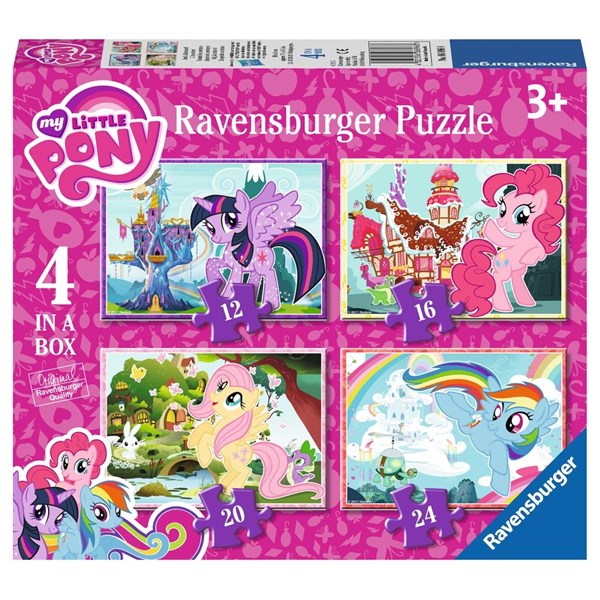 Ravensburger (06896) - "My Little Pony" - 12 16 20 24 brikker puslespil