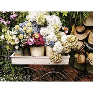 Ravensburger (13654) - "Blomsterkrukker" - 500 brikker puslespil