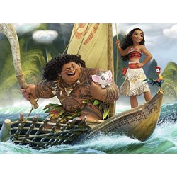 Ravensburger (10943) - "Vaiana and Maui" - 100 brikker puslespil