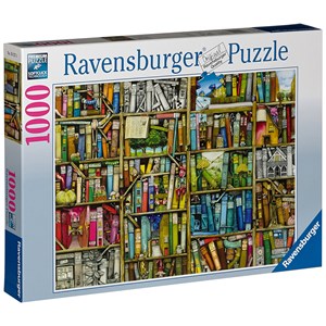 Ravensburger (19137) - Colin Thompson: "Magisk bogreol" - 1000 brikker puslespil