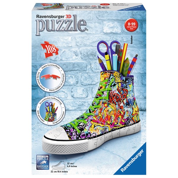 Ravensburger (12535) - "Sneaker Graffiti" - 108 brikker puslespil