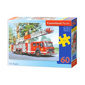 Castorland (B-06595) - "Fire Truck" - 60 brikker puslespil