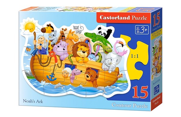 Castorland (B-015054) - "Noah's Ark" - 15 brikker puslespil