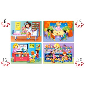 Castorland (B-041022) - "I Like my Job" - 8 12 15 20 brikker puslespil