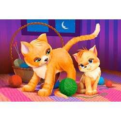 Castorland (B-041046) - "Lovely Animals" - 8 12 15 20 brikker puslespil