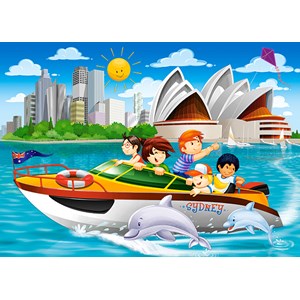 Castorland (B-066025) - "Sydney" - 60 brikker puslespil