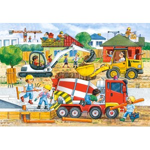 Castorland (B-040018) - "Construction site" - 40 brikker puslespil