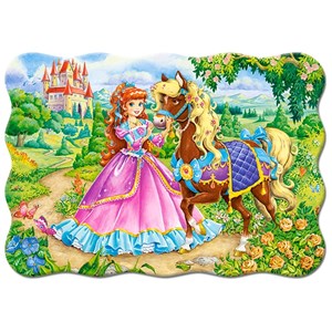 Castorland (B-03617) - "The Princess and her Horse" - 30 brikker puslespil