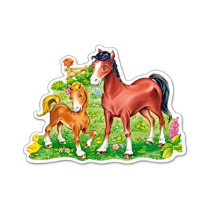 Castorland (B-015023) - "A Little Beautiful Foal" - 15 brikker puslespil