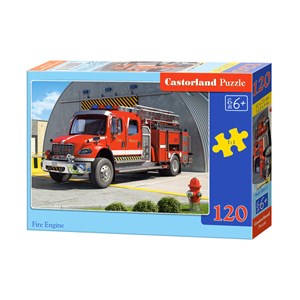 Castorland (B-12831) - "Fire Truck" - 120 brikker puslespil