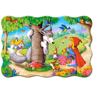 Castorland (C-02337) - "Little Red Riding Hood" - 20 brikker puslespil