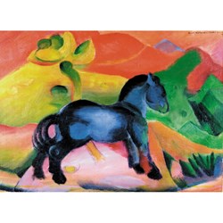 Puzzle Michele Wilson (W60-12) - Franz Marc: "Blue Horse" - 12 brikker puslespil