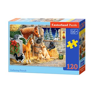 Castorland (B-13340) - "Gathering Friends" - 120 brikker puslespil