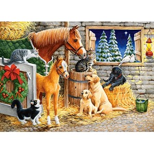 Castorland (B-13340) - "Gathering Friends" - 120 brikker puslespil