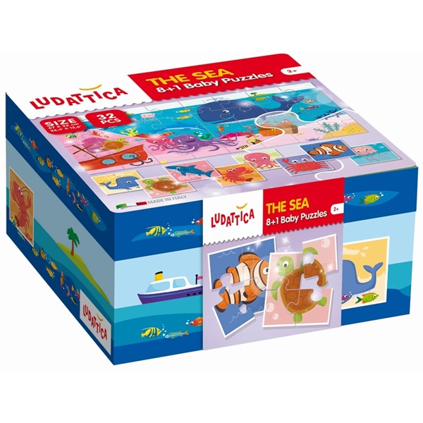 Ludattica (58204) - "The Sea" - 32 brikker puslespil