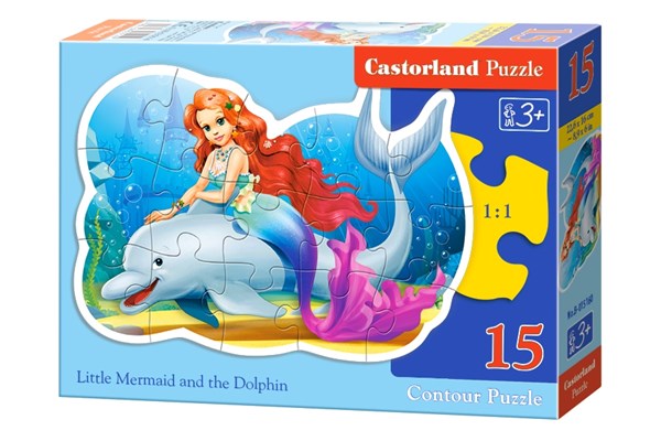 Castorland (B-015160) - "Little Mermaid" - 15 brikker puslespil