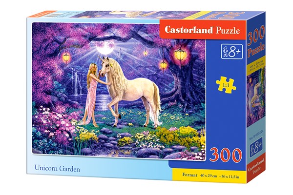 Castorland (B-030224) - "Unicorn Garden" - 300 brikker puslespil