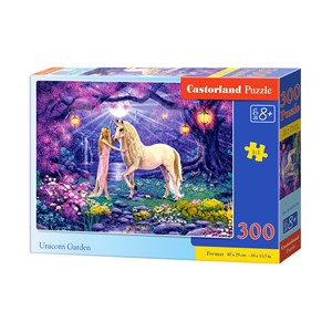 Castorland (B-030224) - "Unicorn Garden" - 300 brikker puslespil