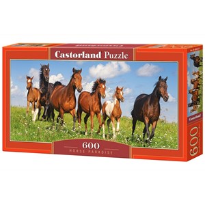 Castorland (B-060351) - "Horse Paradise" - 600 brikker puslespil