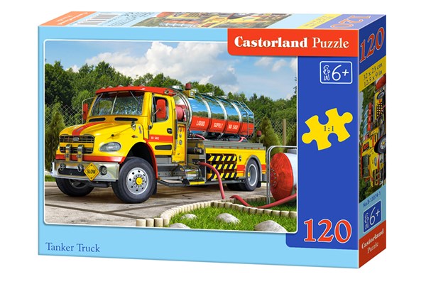Castorland (B-13074) - "Tanker Truck" - 120 brikker puslespil