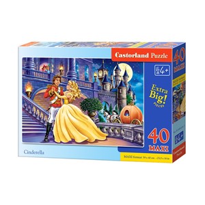 Castorland (B-040254) - "Cinderella" - 40 brikker puslespil