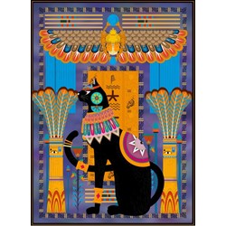 Grafika Kids (00966) - "Egyptian Cat" - 300 brikker puslespil