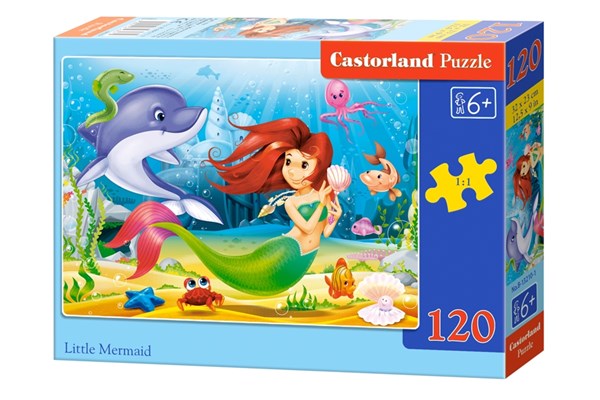 Castorland (B-13210) - "Little Mermaid" - 120 brikker puslespil