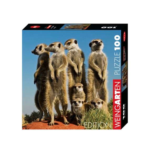 Heye (29631) - Pete Oxford: "Meerkats" - 100 brikker puslespil