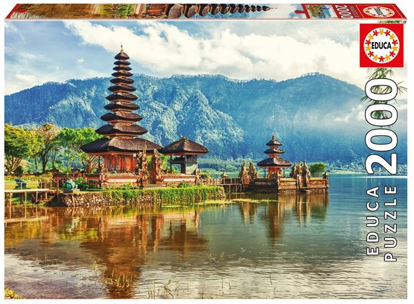 Educa (17674) - "Temple Ulun Danu, Bali, Indonesia" - 2000 brikker puslespil