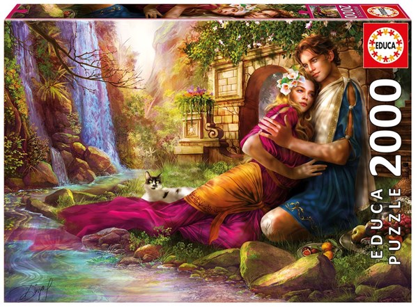 Educa (17673) - "Secret Garden" - 2000 brikker puslespil