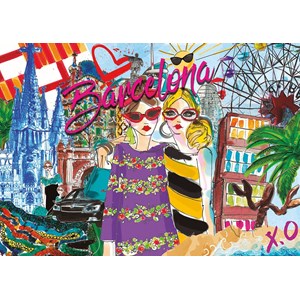 Educa (17651) - "Mig i Barcelona" - 500 brikker puslespil