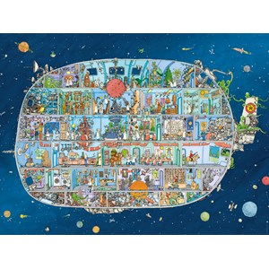 Heye (29841) - Mattias Adolfsson: "Spaceship" - 1500 brikker puslespil