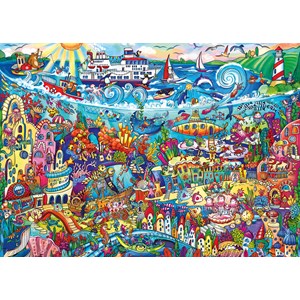 Heye (29839) - Rita Berman: "Magic Sea" - 1000 brikker puslespil