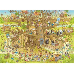 Heye (29833) - Marino Degano: "Monkey Habitat" - 1000 brikker puslespil