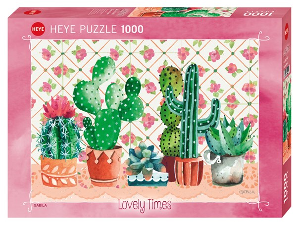 Heye (29831) - Gabila Rissone: "Cactus Family" - 1000 brikker puslespil