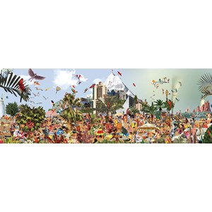 Heye (29824) - Sanda Anderlon: "At The Beach" - 2000 brikker puslespil