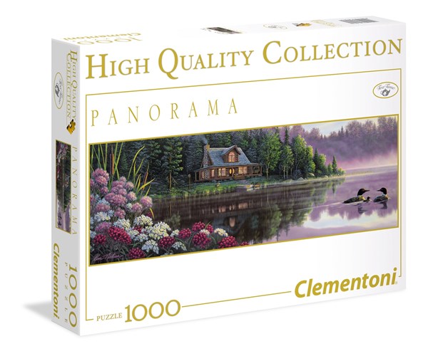 Clementoni (39396) - "Beside Still Water" - 1000 brikker puslespil