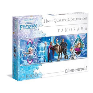 Clementoni (39349) - "Frozen" - 1000 brikker puslespil