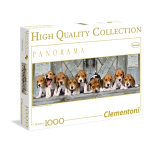 Clementoni (39076) - "Beagles" - 1000 brikker puslespil