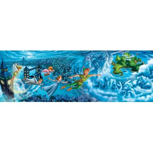 Clementoni (39286) - "Peter Pan, Night Flights" - 1000 brikker puslespil