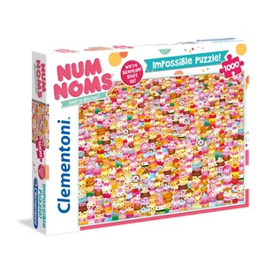 Clementoni (61333) - "Num Noms" - 1000 brikker puslespil