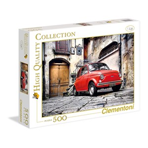 Clementoni (30575) - "Fiat 500" - 500 brikker puslespil