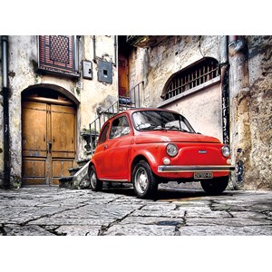 Clementoni (30575) - "Fiat 500" - 500 brikker puslespil