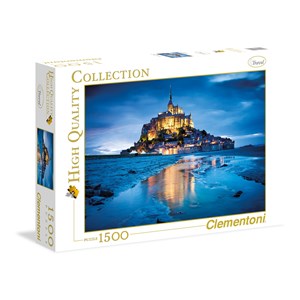 Clementoni (31994) - "Le Mont Saint-Michel" - 1500 brikker puslespil