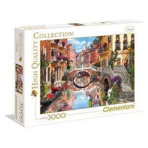 Clementoni (33541) - "Venice" - 3000 brikker puslespil