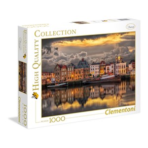 Clementoni (39421) - "Dutch houses" - 1000 brikker puslespil