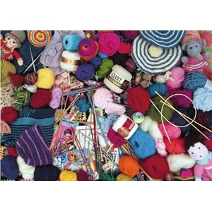 Ravensburger (19515) - "Crafty Yarns" - 1000 brikker puslespil