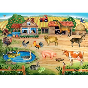 Step Puzzle (70103) - "Farm" - 34 brikker puslespil
